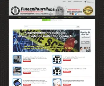 Fingerprintpads.com(FINGERPRINTING) Screenshot