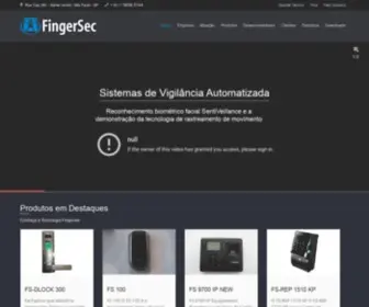 Fingersec.com.br(BIOMETRIA) Screenshot