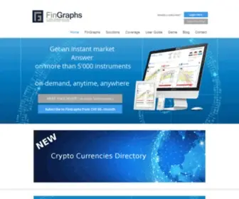 Fingraphs.com(Fingraphs gives instant market Answers on more than 5'000 instruments) Screenshot