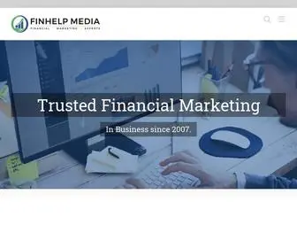 Finhelpmedia.net(Financial Services Marketing & Consulting by) Screenshot