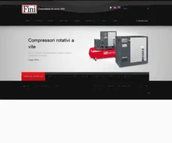 Finicompressors.it(Fini compressors) Screenshot