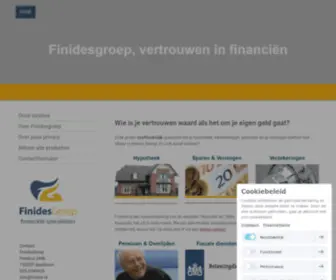 Finides.nl(De website van finides) Screenshot