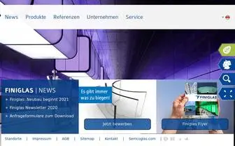 Finiglas.de(Gebogenes Glas) Screenshot