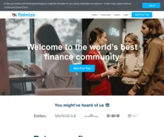 Finimize.com(Make finance a breeze) Screenshot