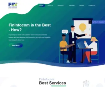 Fininfocom.com(Fin Infocom) Screenshot