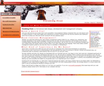 Finishingfirst.com(Finishing First) Screenshot
