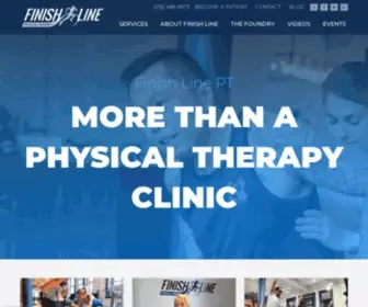 Finishlinept.com(Finish Line Physical Therapy) Screenshot