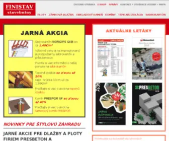 Finistav.sk(Zámková dlažba) Screenshot