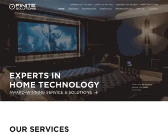 Finitesolutions.co.uk(Specialists in Smart Home Technolgies & Bespoke Home Cinema Systems) Screenshot