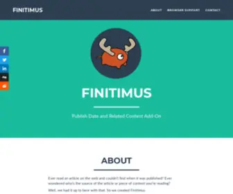 Finitimus.com(Publish Date and Related Content Add) Screenshot