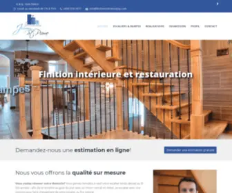 Finitioninterieurejsp.com(Finition Intérieure Jimmy St Pierre Inc) Screenshot