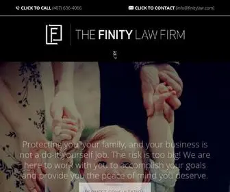 Finitylaw.com(Probate & Estate Planning Lawyer Orlando) Screenshot