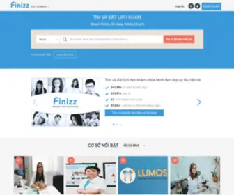 Finizz.com(Tư vấn tìm và đặt lịch hẹn khám chữa bệnh) Screenshot
