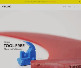 Finjak.com(Tool Free fin adjustment for surfboards) Screenshot