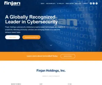 Finjan.com(Finjan Holdings) Screenshot
