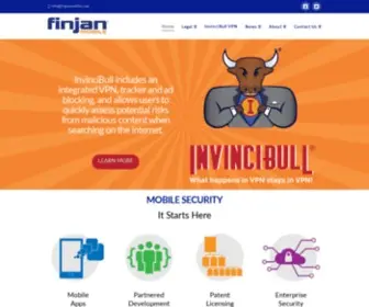 Finjanmobile.com(Finjan Mobile) Screenshot