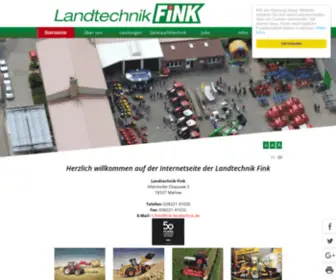 Fink-Landtechnik.de(Fink Landtechnik) Screenshot