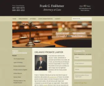 Finkbeinerlaw.com(Orlando Probate Attorney) Screenshot