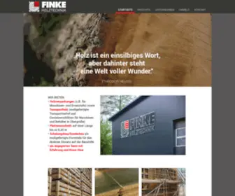 Finke-Holztechnik.com(FINKE Holztechnik) Screenshot