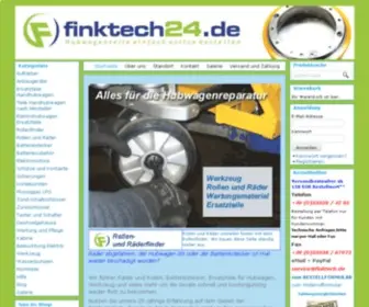 Finktech24.de(Hubwagenteile einfach online bestellen) Screenshot