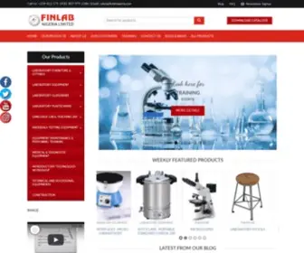 Finlabnigeria.com(The scientific support since 1981) Screenshot