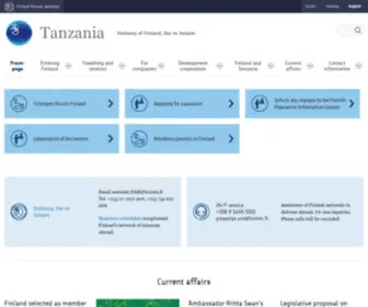 Finland.or.tz(Frontpage) Screenshot