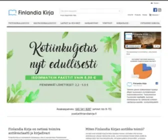 Finlandiakirja.fi(Antikvariaatti Finlandia Kirja) Screenshot