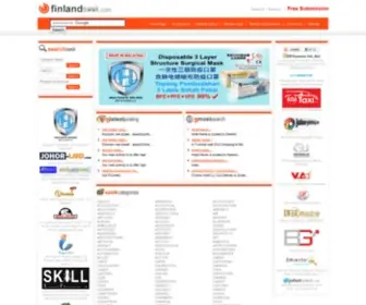 Finlandseek.com(Finland business directory listing) Screenshot