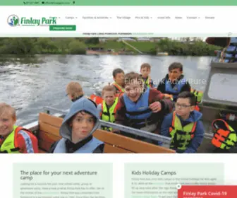 Finlaypark.co.nz(Finlay Park Adventure Camp) Screenshot