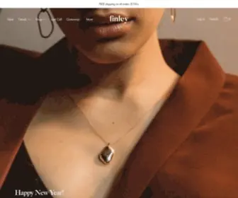Finleyjewelry.com(Create an Ecommerce Website and Sell Online) Screenshot