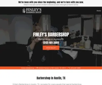 Finleysbarbershopaveryranch.com(Finley&#039;s Avery Ranch) Screenshot