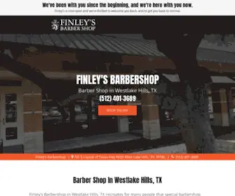 Finleysbarbershopwestlake.com(Finley's Barbershop) Screenshot