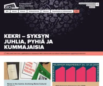 Finlit.fi(Suomalaisen Kirjallisuuden Seura) Screenshot