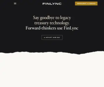 Finlync.com(Treasury, Cash Management, Finance and Banking Apps) Screenshot