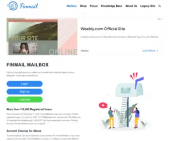 Finmail.com(Create a Branded Email Account at finmail.com) Screenshot