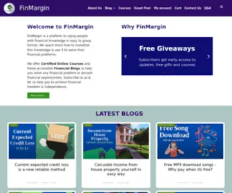 Finmargin.com(Home) Screenshot