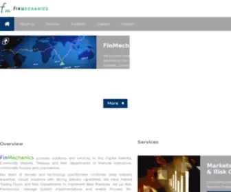 Finmechanics.com(Homepage) Screenshot