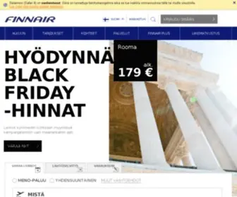 Finnair.fi(Lennot ja lentolippuja yli 80 kohteeseen maailmalla) Screenshot