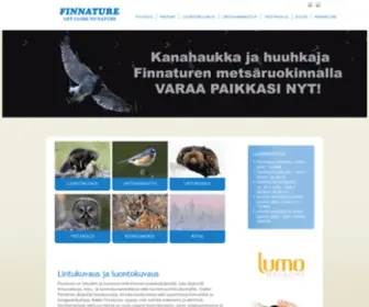 Finnature.fi(Valokuvauskurssit ja piilokojut) Screenshot