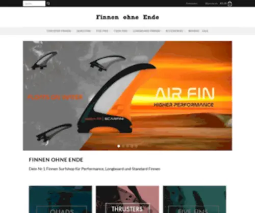 Finnen-Ohne-EN.de(Surfboard Finnen einfach online kaufen) Screenshot