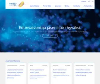 Finnet.fi(Edunvalvontaa jäsenistön hyväksi.Tietoliikennealan vaikuttajana Finnet) Screenshot