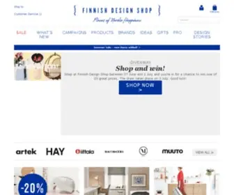 Finnishdesignshop.us(Finnish Design Shop is a design shop specialized in Finnish) Screenshot