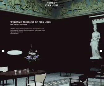 Finnjuhl.com(Step into the universe of Finn Juhl. House of Finn Juhl) Screenshot