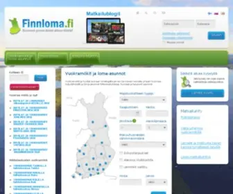 Finnloma.fi(Vuokramökki) Screenshot