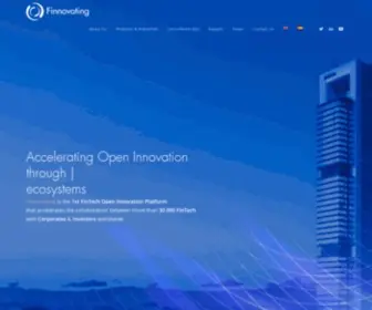 Finnovating.com(Join the 1st Global FinTech Platform) Screenshot
