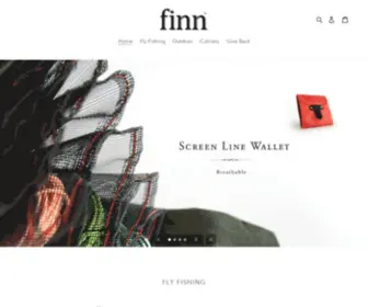 Finnutility.com(Finn Fly Fishing and outdoor Gear) Screenshot