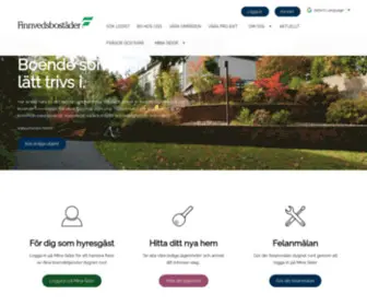 Finnvedsbostader.se(Start) Screenshot
