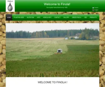 Finola.com(Serving the Hemp World since 1995) Screenshot