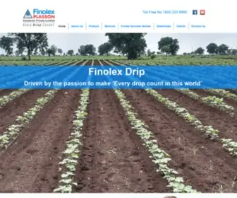 FinolexDrip.com(Finolex Drip) Screenshot