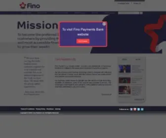 Finopaytech.com(FINO PayTech Ltd) Screenshot